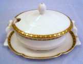 Antik Imperial PSL porcelán tálak