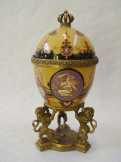 asztalközép porcelán/bronz BB-53 asztalközép porcelán/bronz BB-53