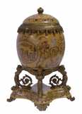 asztalközép porcelán/bronz CC-28 asztalközép porcelán/bronz CC-28