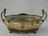 asztalközép porcelán/bronz PT-182