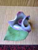 Bp. Aquincum kézifestésű porcelán rózsa 