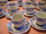 Brizil porcelán teás és kávés készlet