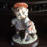 capodimonte porcelán figura