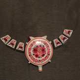 Hollóháza porcelán italos készlet