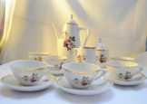 Hollóházi porcelán kávéskészlet Hollóházi porcelán kávéskészlet