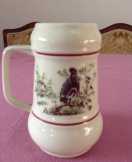 Hollóházi porcelán korsó