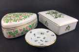 Hollóházi porcelán szett - 3 darab egyben