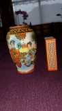 Japán porcelán Satsuma váza