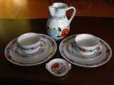 Kalocsai porcelán étkészlet Kalocsai porcelán étkészlet
