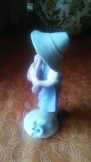 Kertész leányka pocelán figura