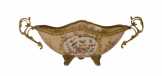 kínálótál bronz/porcelán CC-80