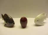 Miniatűr porcelán figura szett