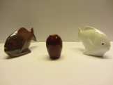 Miniatűr porcelán figura szett