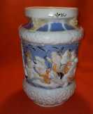 Nagyméretű porcelán váza Déváról Elena Jianutól