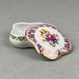 Német porcelán ékszertartó dobozka