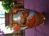 Óriás Satsuma porcelán váza Óriás Satsuma porcelán váza