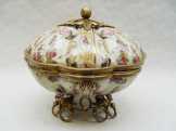 porcelán/bronz doboz BB-70 porcelán/bronz doboz BB-70