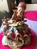 Porcelan szobor