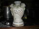 Régi porcelán lámpa , váza