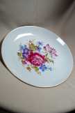 Rózsás, porcelán tányérok