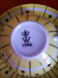 Wallendorf porcelán csészepár 