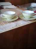 Wallendorf porcelán csészepár 