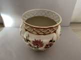Zsolnay áttört szélű kaspó