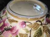Zsolnay porcelán posztamens és kaspó