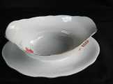 Zsolnay porcelán szószos tál