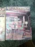 Art and Décoration 3 db Francia stílus magazin 