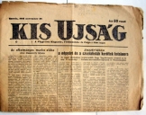 Kis ujság napilap FKGP pártlapja 1945. november 28