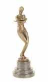  bronz szobor táncsos nő art-deco BJ-27