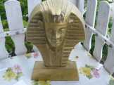  Sárgaréz egyiptomi szobor (38cm) Alkudható!