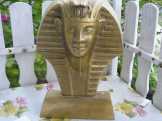  Sárgaréz egyiptomi szobor (38cm) Alkudható!