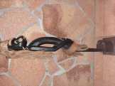Afrikai fa szobor 78cm