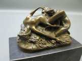 antik bronz/ marvany erotikus szobor