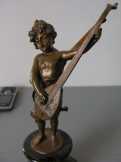 Antik bronz angyalka