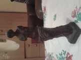 bronz szobor  12 cm magas 