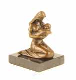 bronz szobor anya gyermekével TM-93