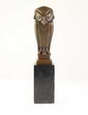 bronz szobor art-deco bagoly FA-82