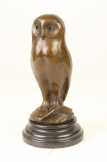 bronz szobor bagoly VG-76