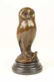 bronz szobor bagoly VG-76