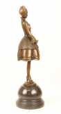 bronz szobor egyszerűség KF-25