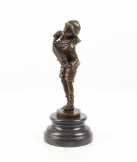 bronz szobor fiu harmonikával DC-11