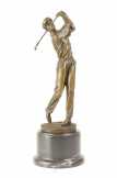 bronz szobor golfos BR-168