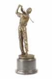 bronz szobor golfos BR-168