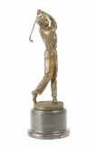 bronz szobor golfos BR-168