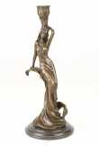 bronz szobor gyertyatartó VG-78