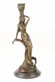 bronz szobor gyertyatartó VG-78