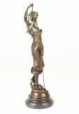 bronz szobor justícia VG-75